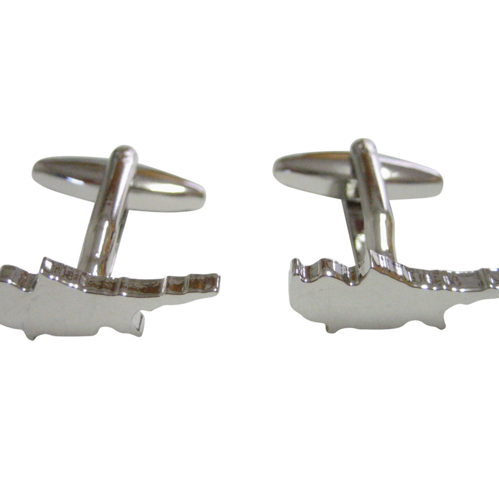Cyprus Map Shape Cufflinks